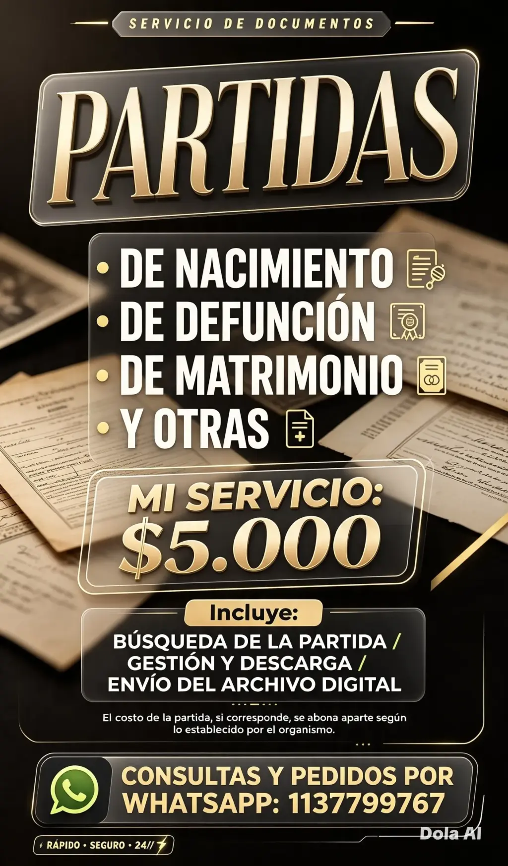 📄 Búsqueda y gestión de partidas en todo el país 🇦🇷