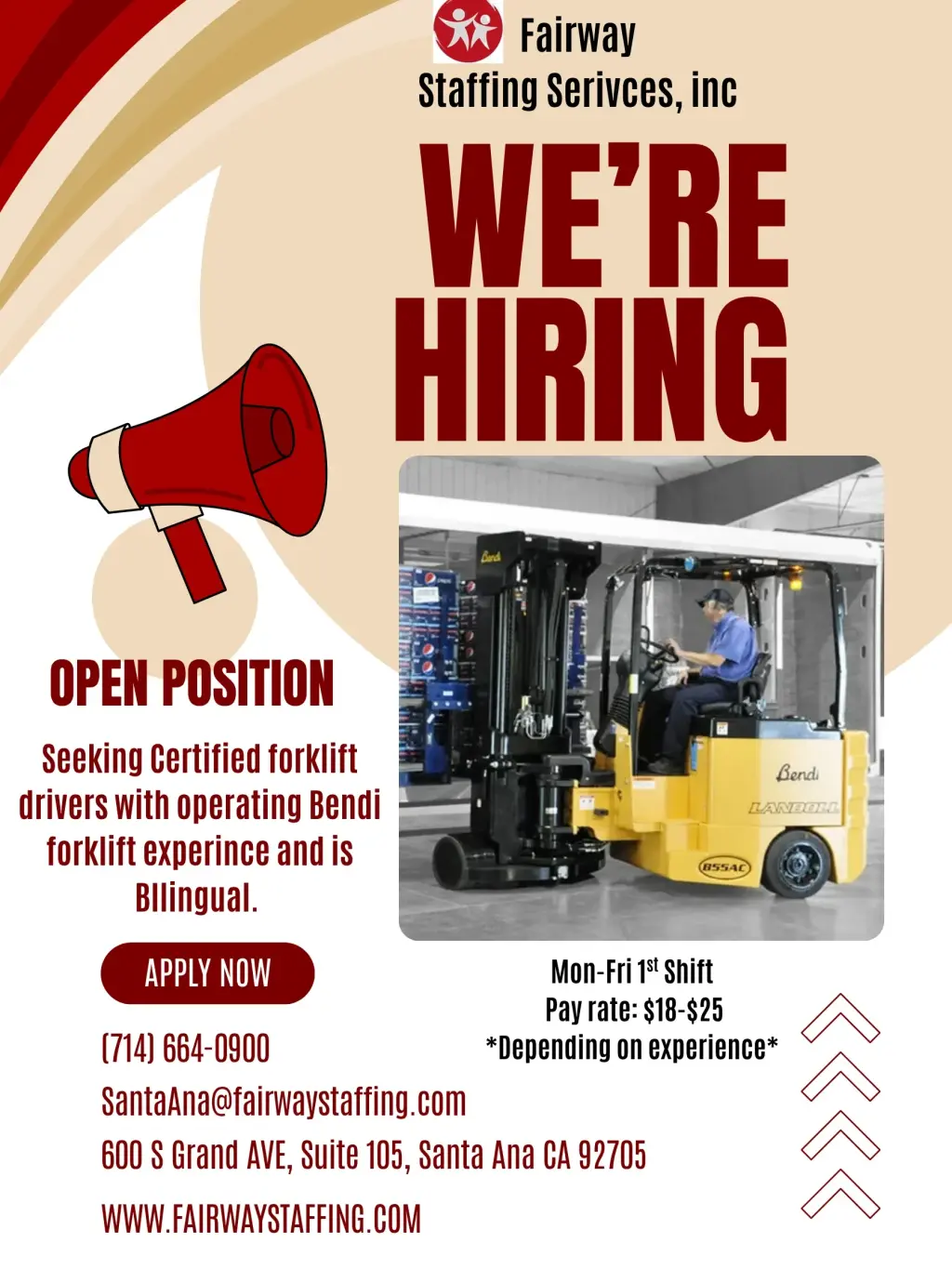 FORKLIFT PROS — THIS OPPORTUNITY IS FOR YOU!
