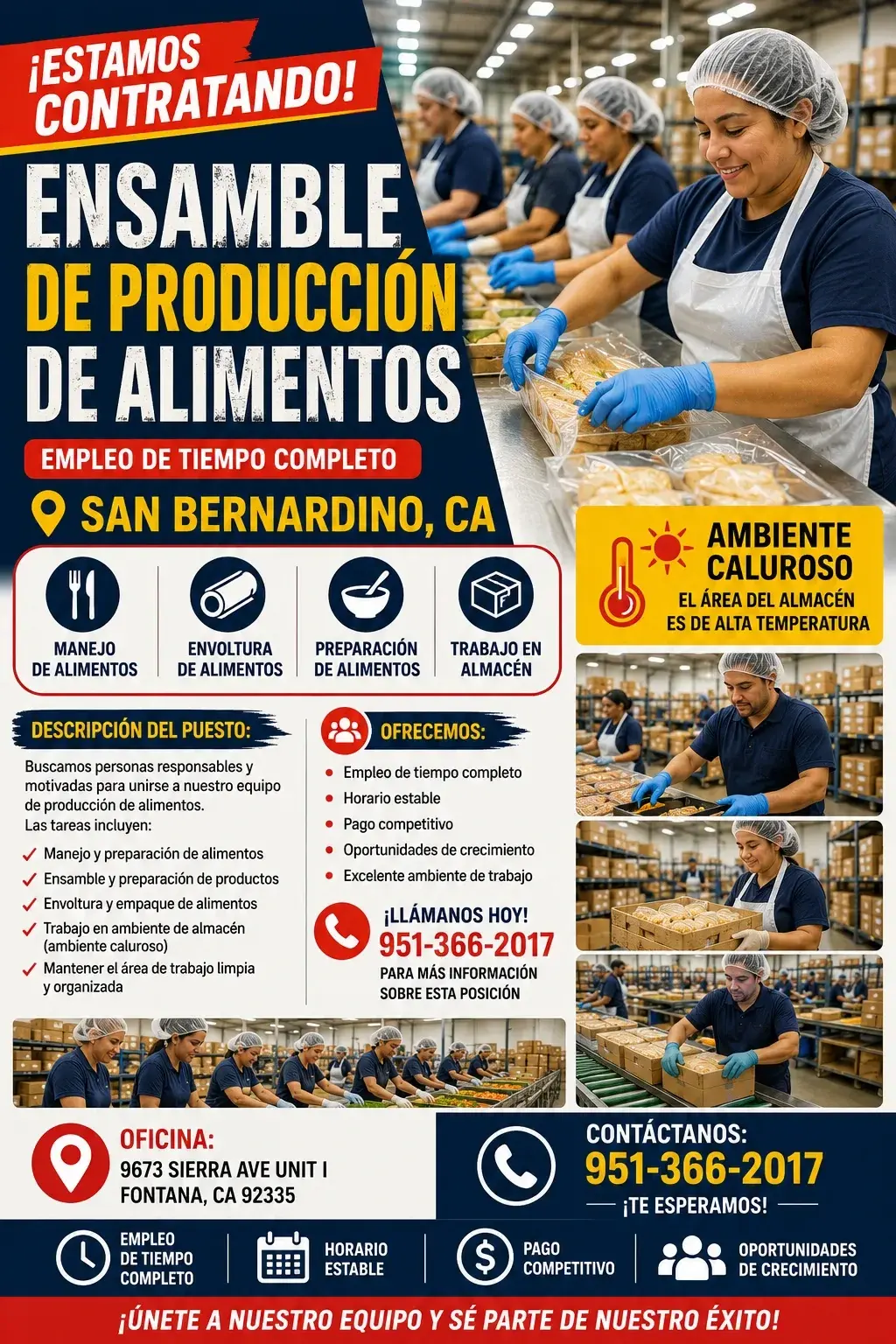 ENSAMBLE DE PRODUCCIÓN DE ALIMENTOS