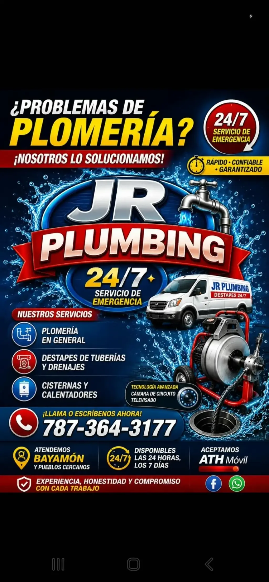Servicios de Plomería de Emergencia 24/7
