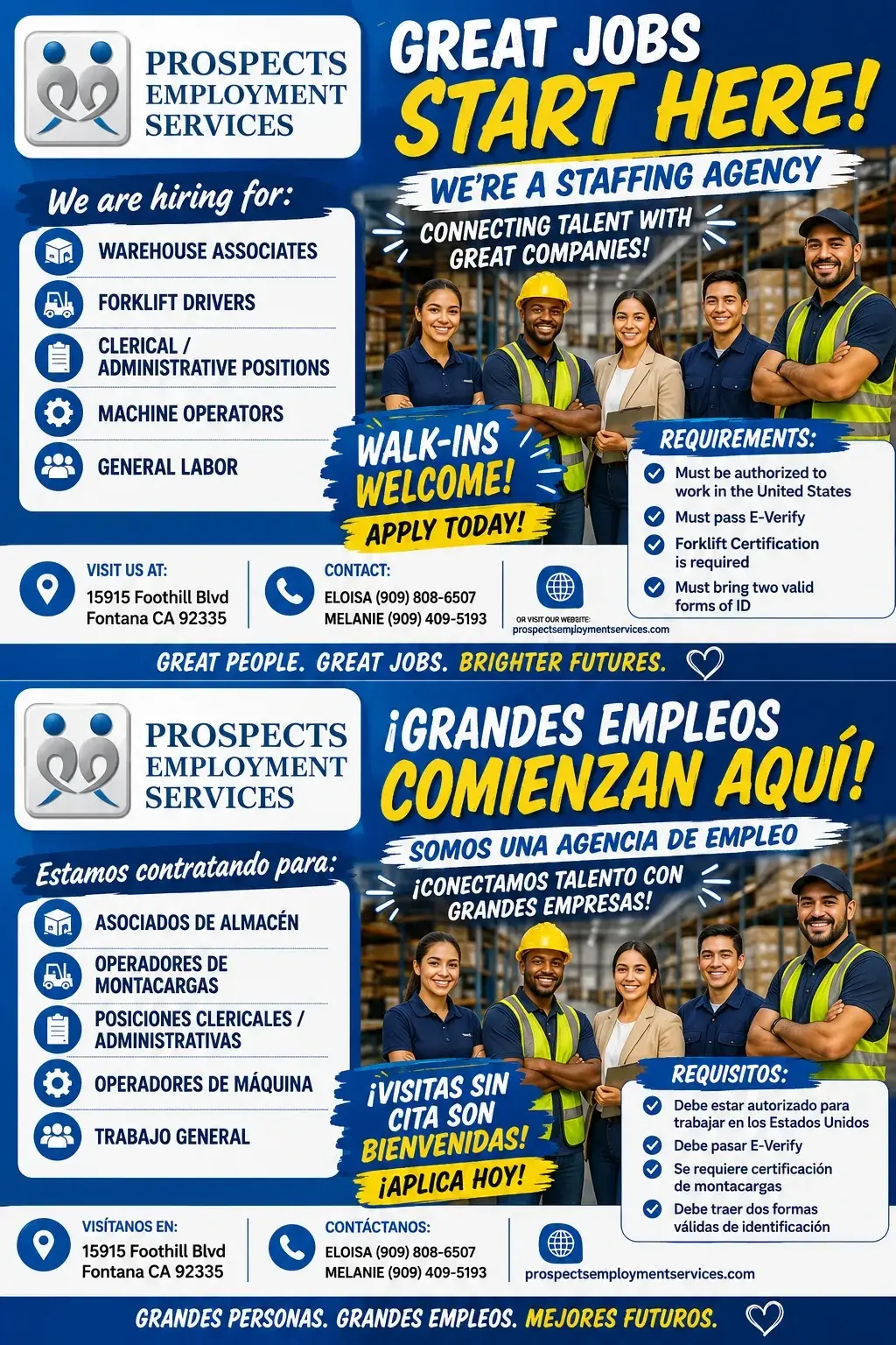AGENCIA DE TRABAJO / EMPLOYMENT AGENCY