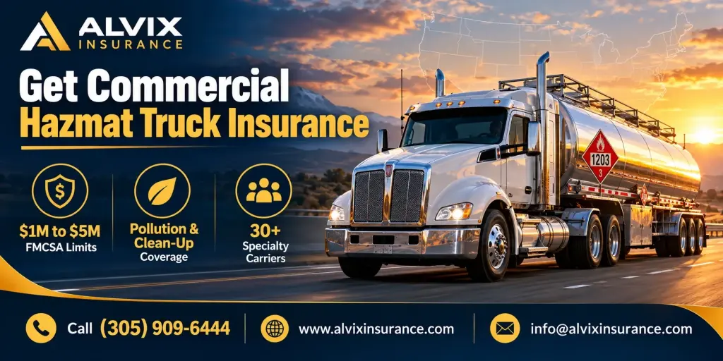 Affordable Hazmat Truck Insurance Quotes