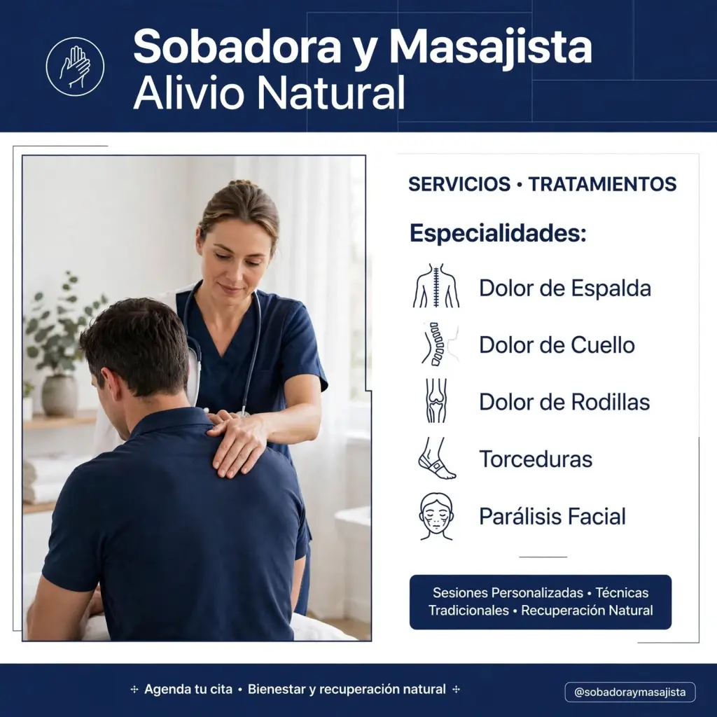Servicios de Masaje y Terapia Natural
