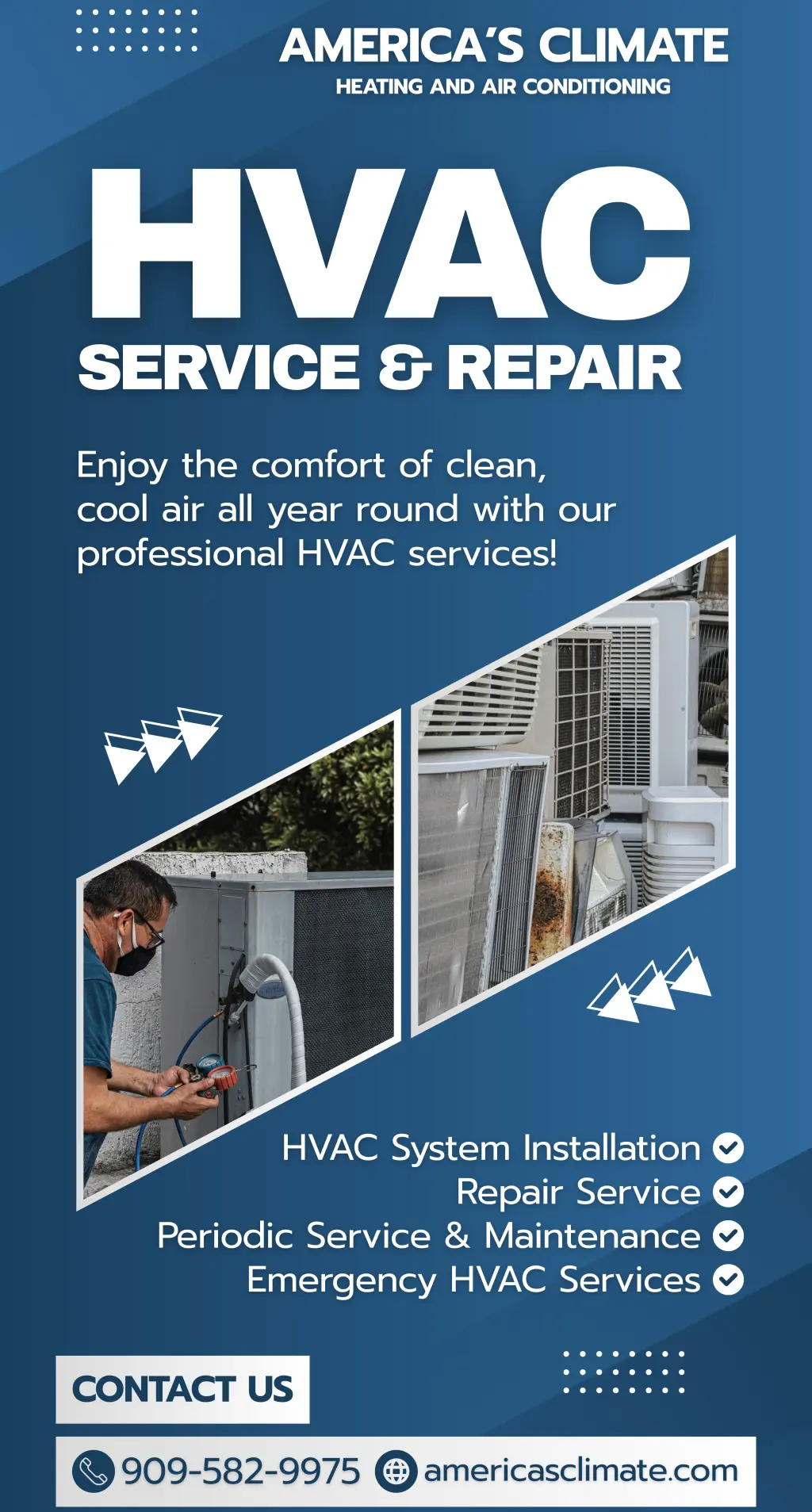 Clima perfecto para tu hogar! Servicio de Aire Acondicionado.