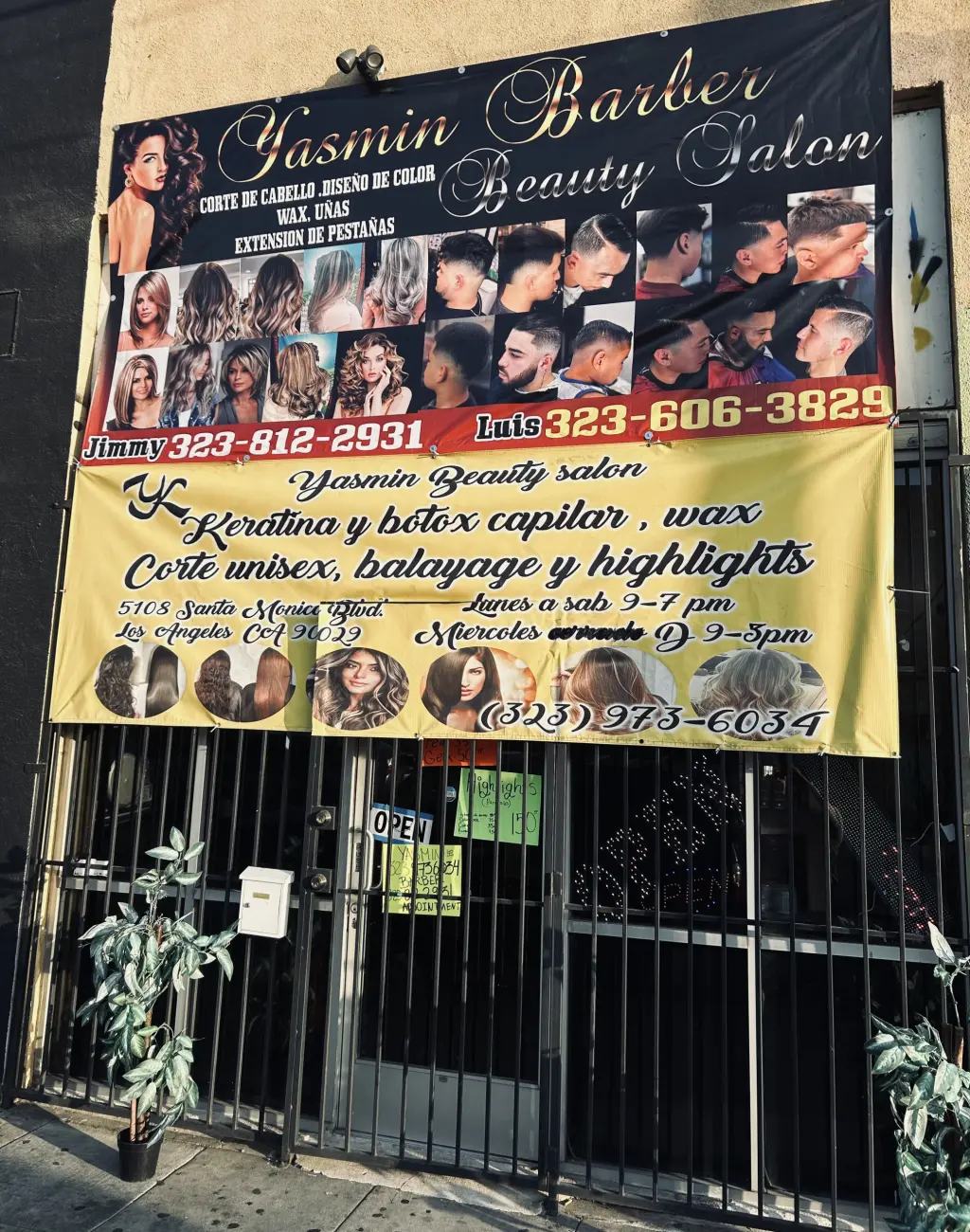 Servicios de Barbería y Belleza Yasmin