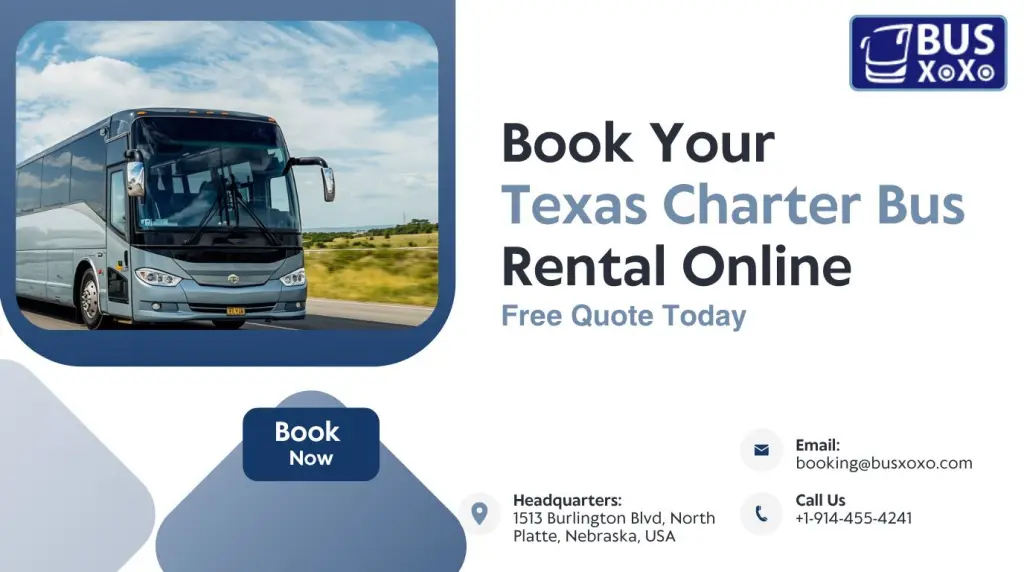 Book Your Texas Charter Bus Rental Online – Free Quote Today