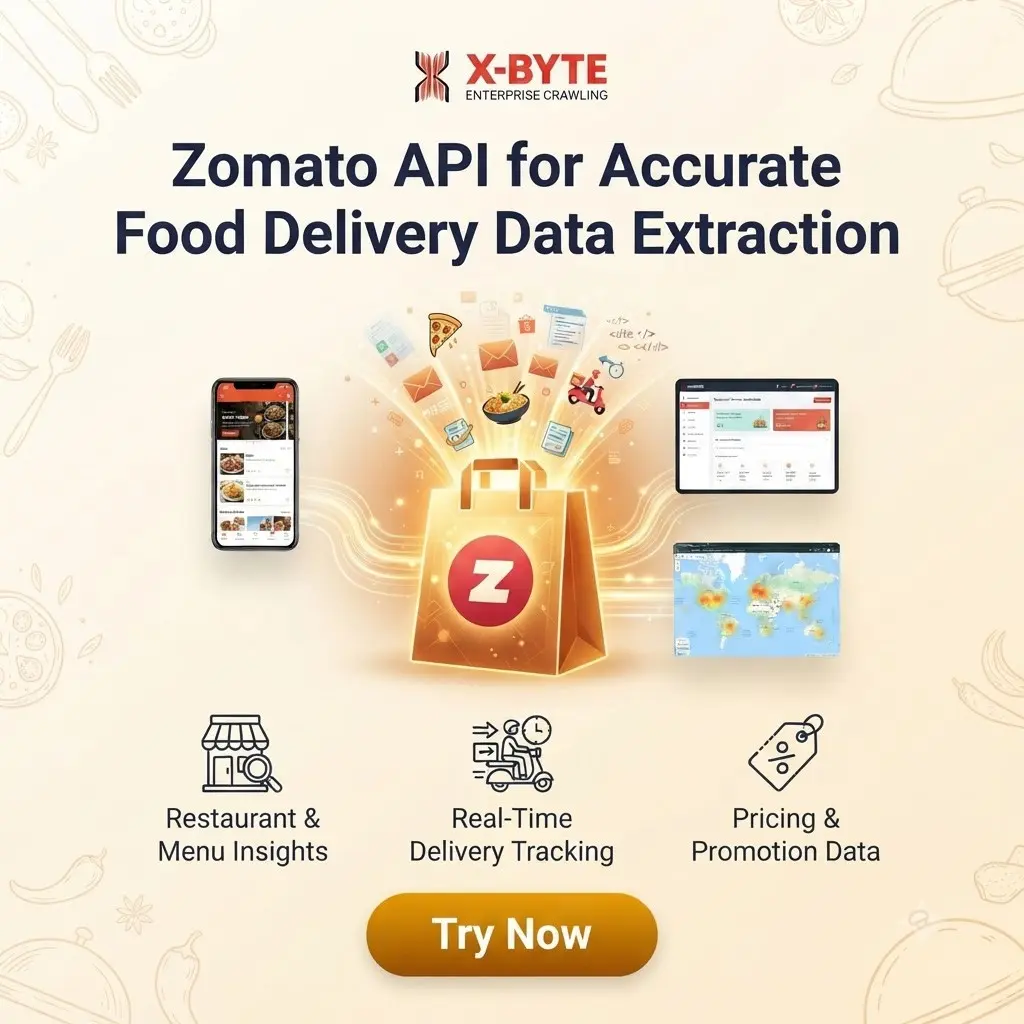 Zomato API for Accurate Food Delivery Data Extraction