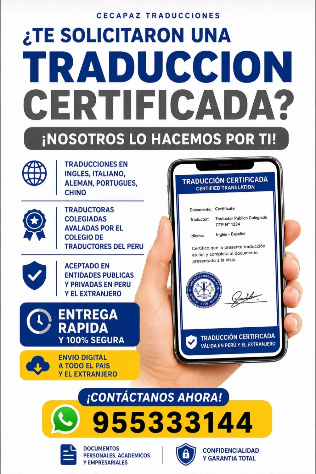 Traduccion Certificada de Documentos