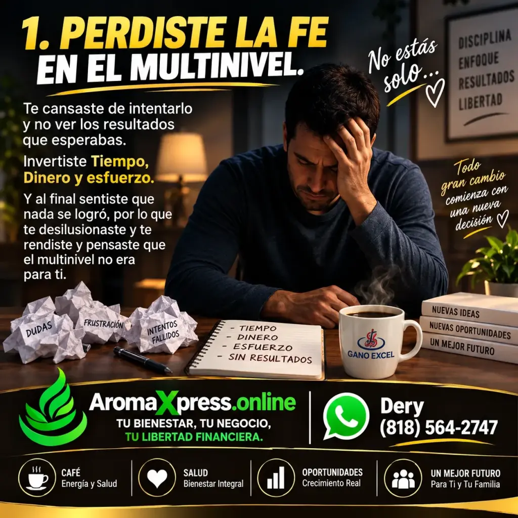 ¿Perdiste la fe en el multinivel? Tal vez el problema no era el negocio
