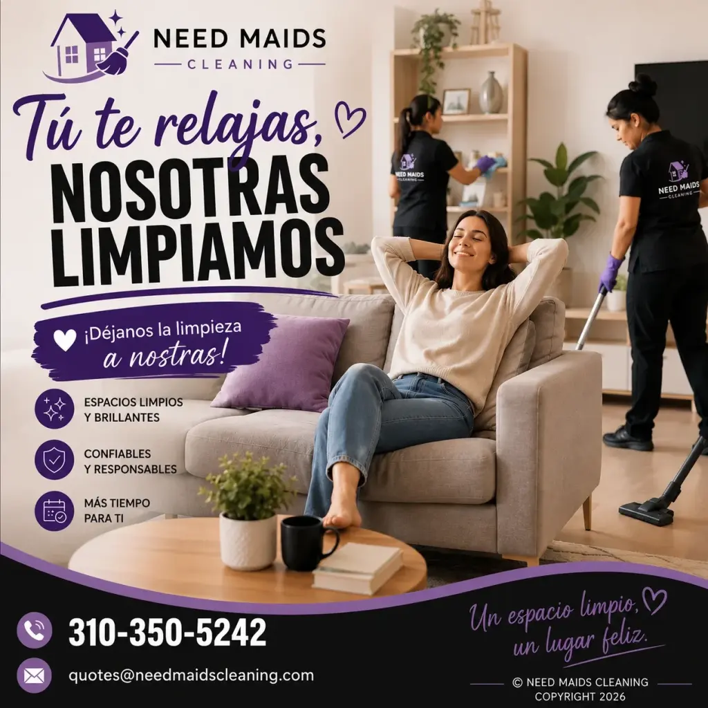 🧹 ¿Cansado(a) de limpiar en tus días libres?