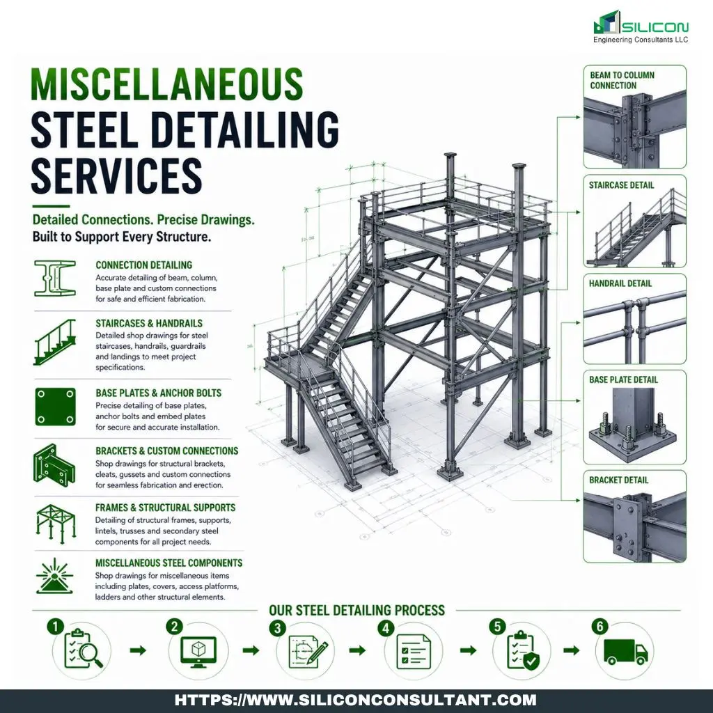 Get the Best Miscellaneous Steel Detailing Services in San Diego, USA