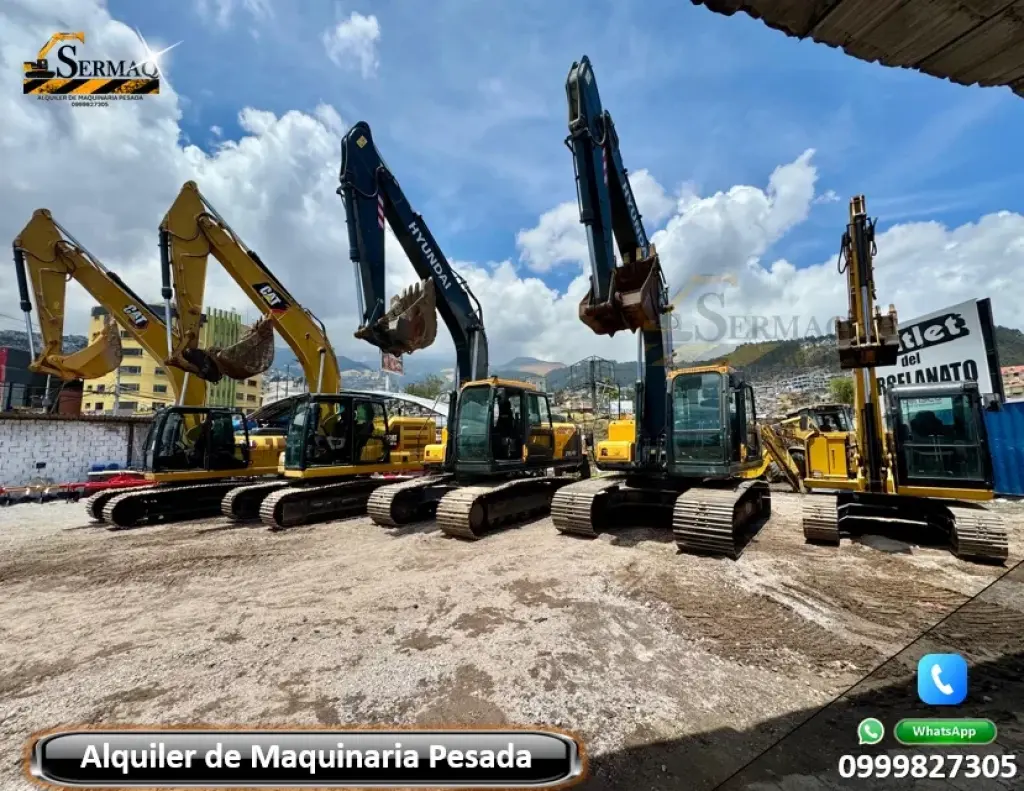 Alquiler de Excavadora, Derrocamientos, Demolición, Desbanques