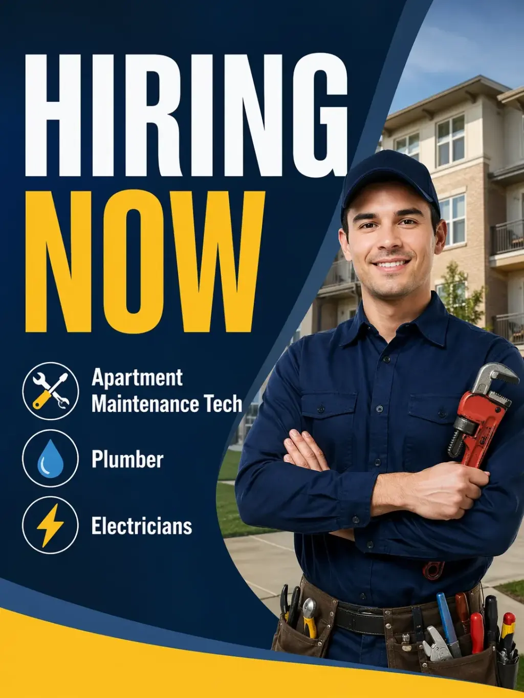 Contratando Technicos de Mantenimiento Westside Y San Fernando Valley