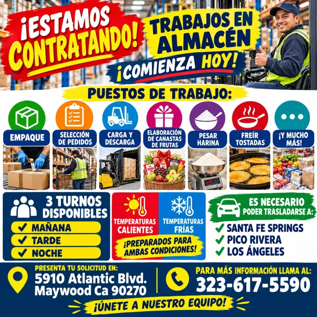 trabajo de almacen