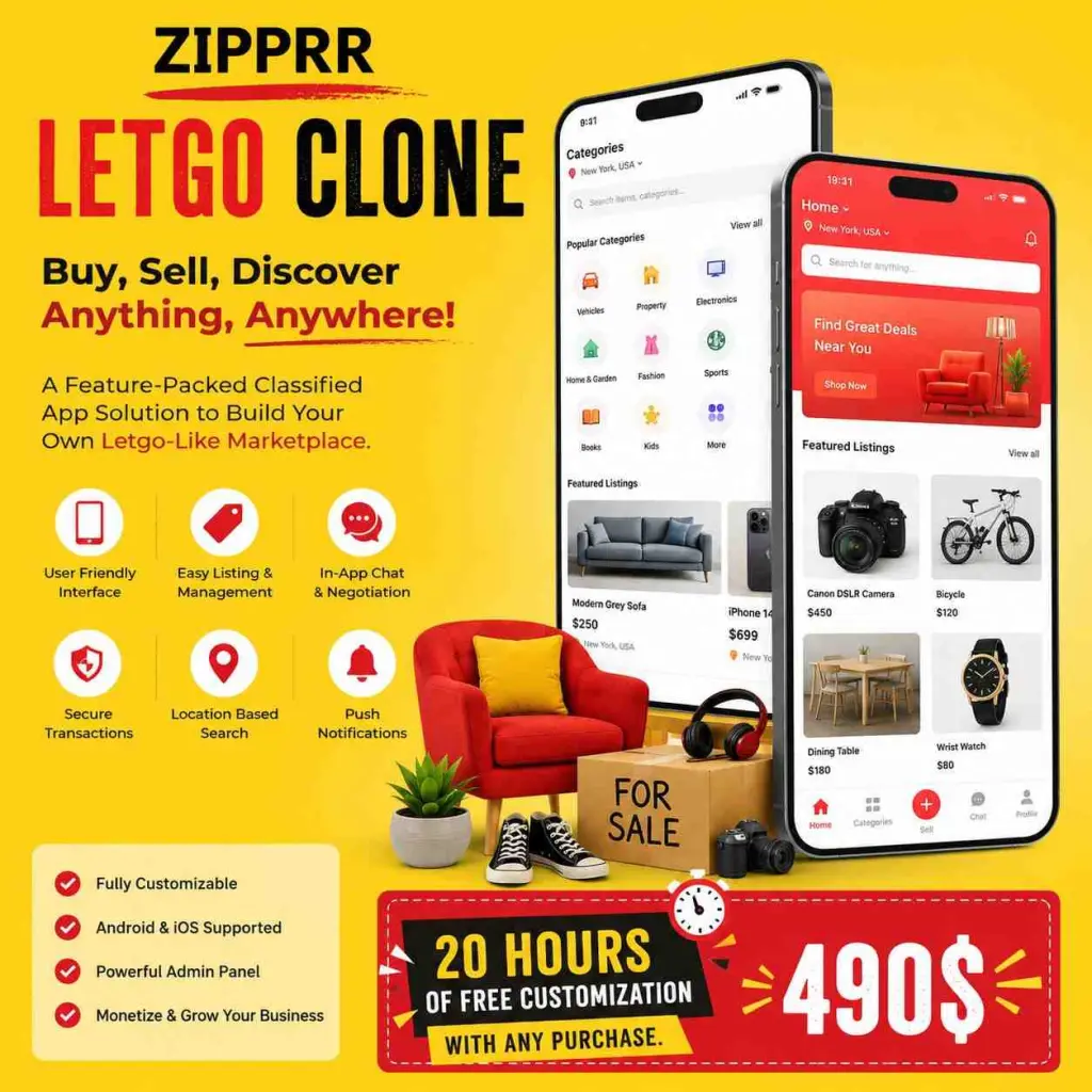 Own Your Classifieds App's Source Code with Zipprr, $490