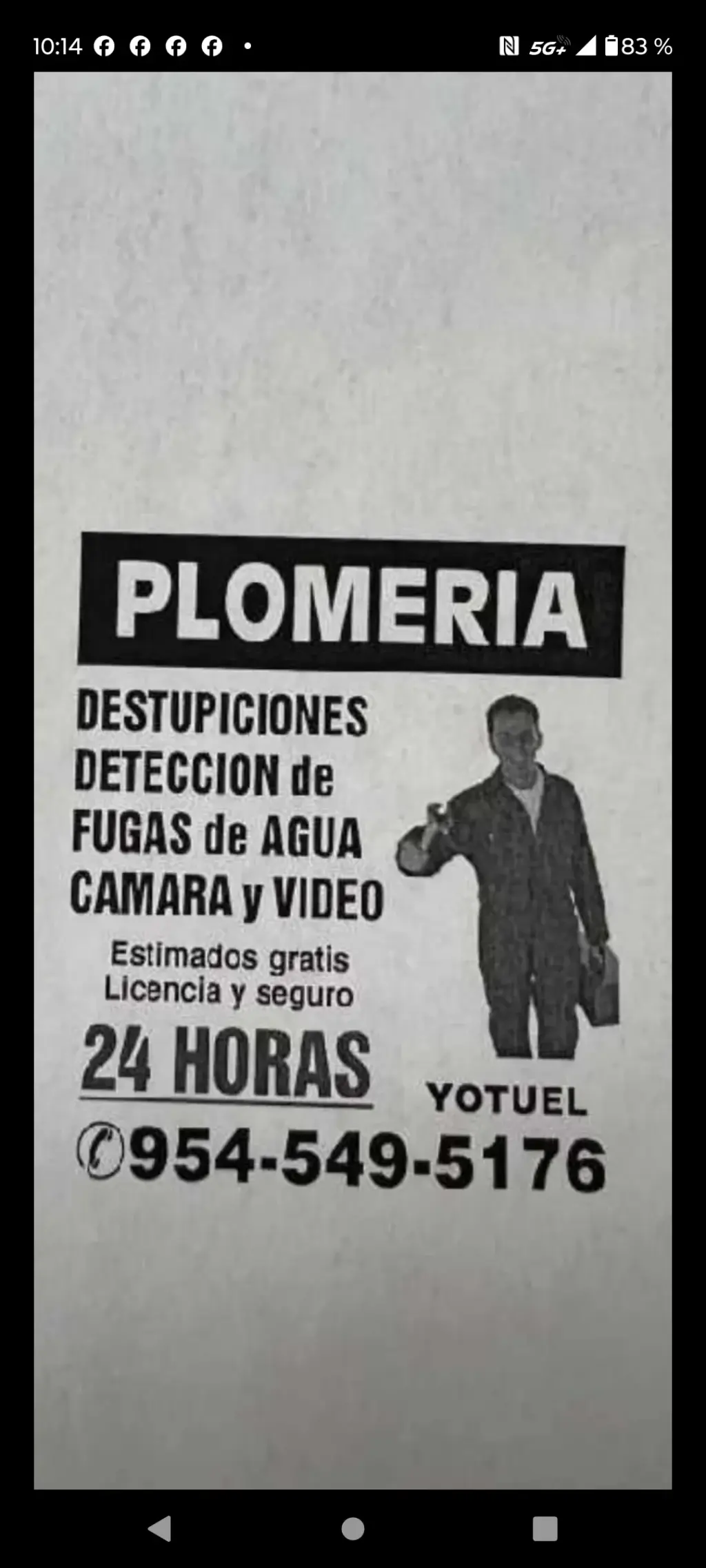 Reparaciónes plomería y a/c