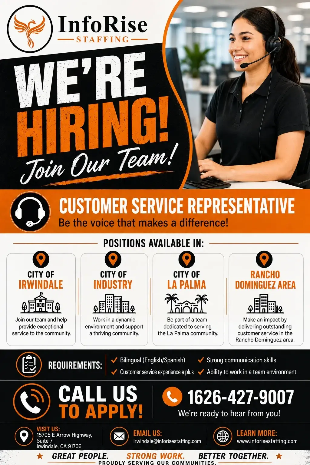 Customer Service Rep.