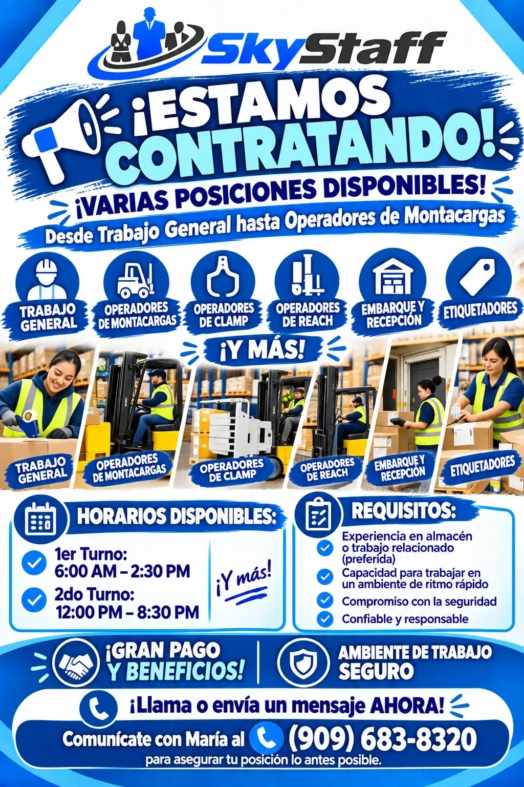 TRABAJO DISPONIBLE!!