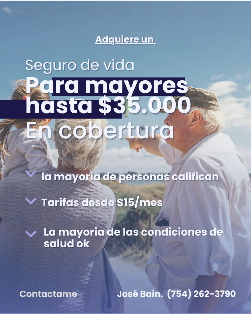 Seguro de Vida hasta $35,000