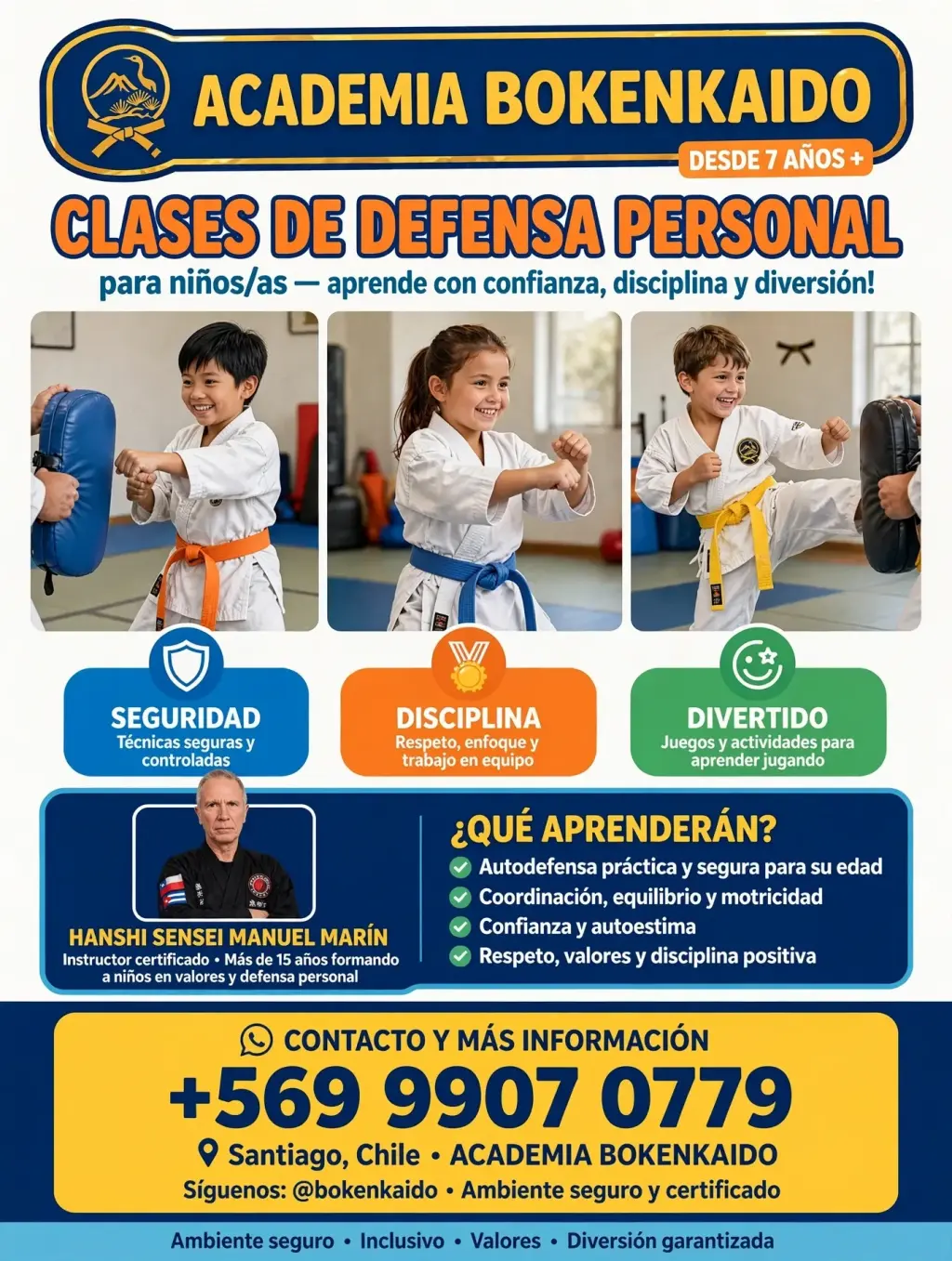 Clases de defensa personal operativa