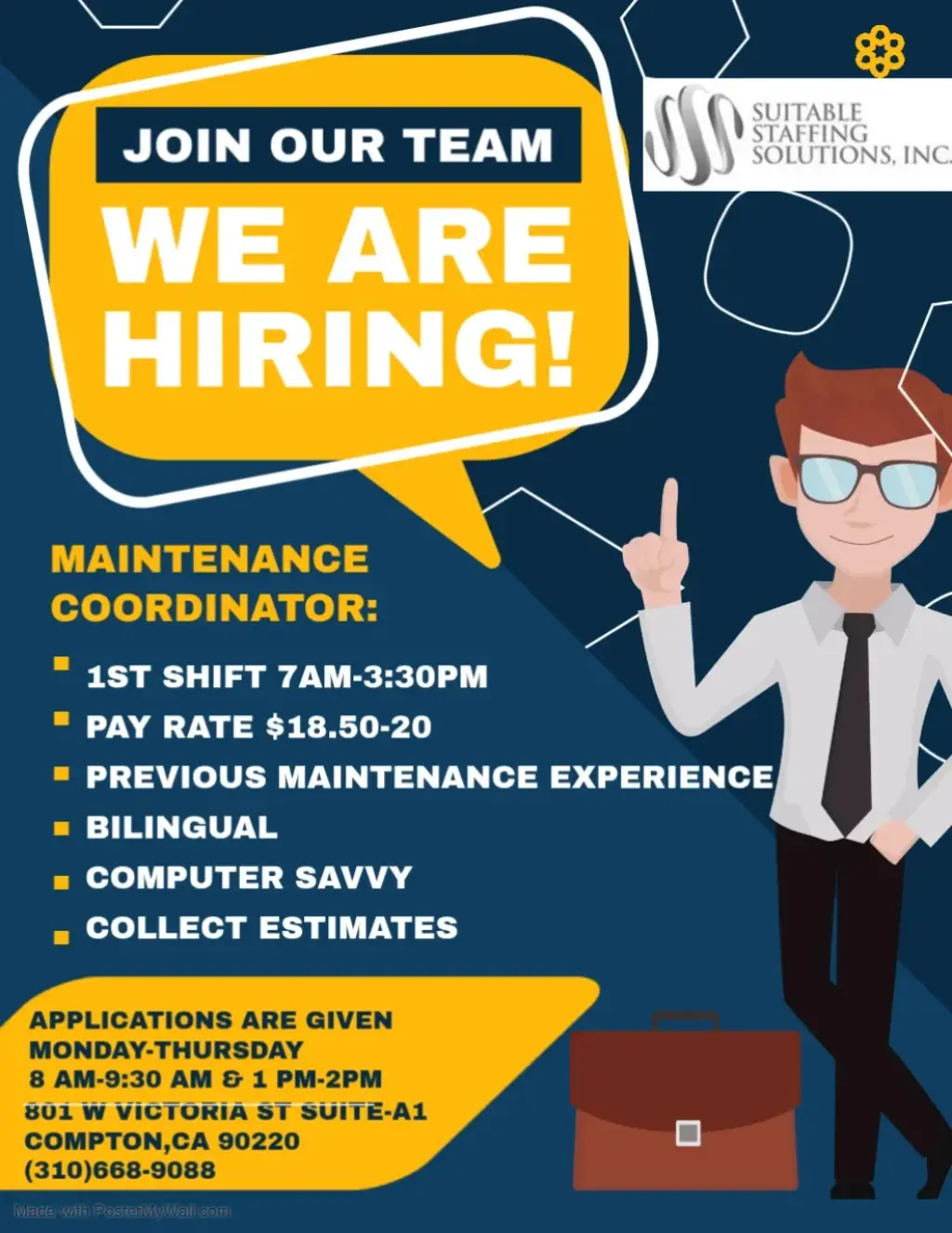 MAINTENANCE COORDINATOR