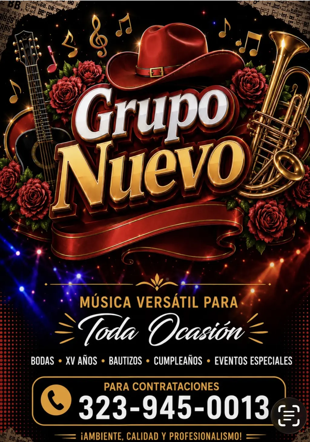 Grupo nuevo Música en Vivo para Todas las Ocasiones