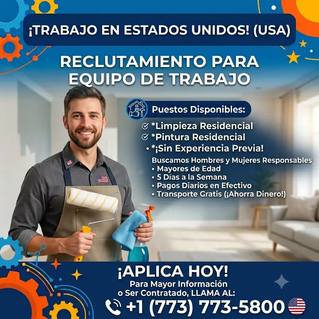 BUSCO TRABAJADORES/LIMPIADORES