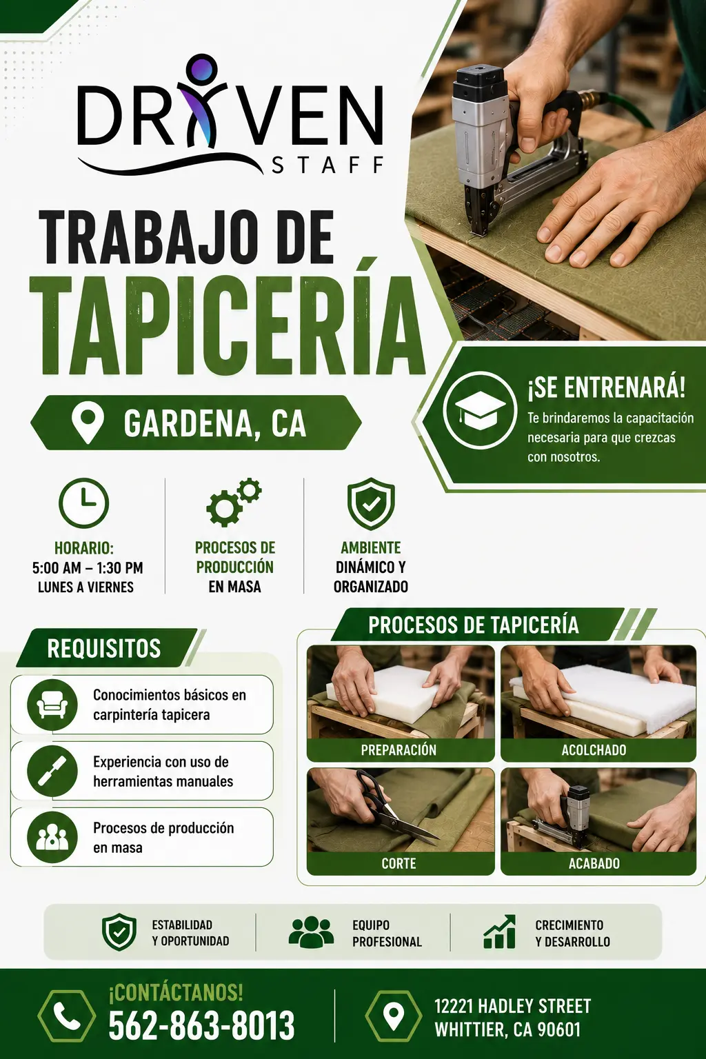 PUESTOS DISPONIBLES