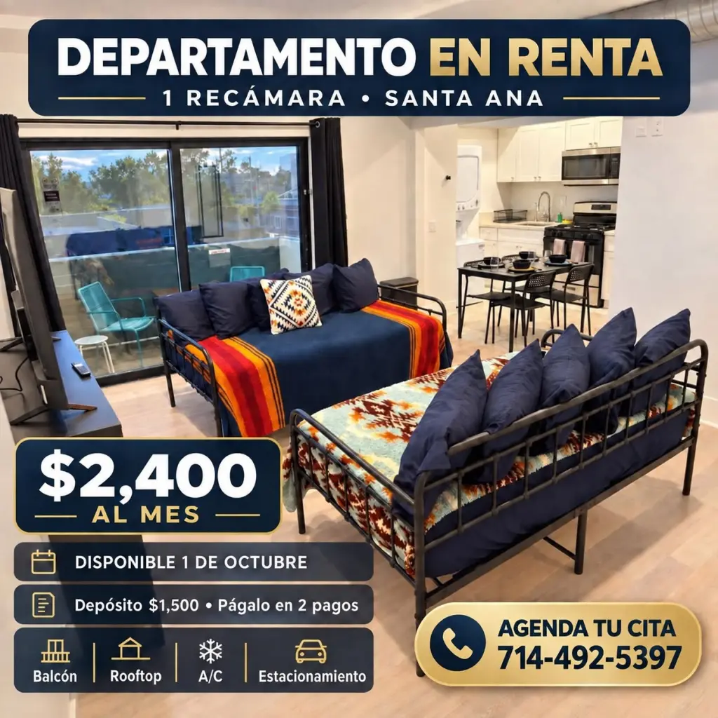 Renta de un apartamento