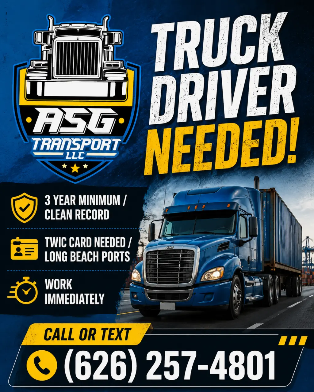 *TROQUERO/ DRIVER CLASS A *