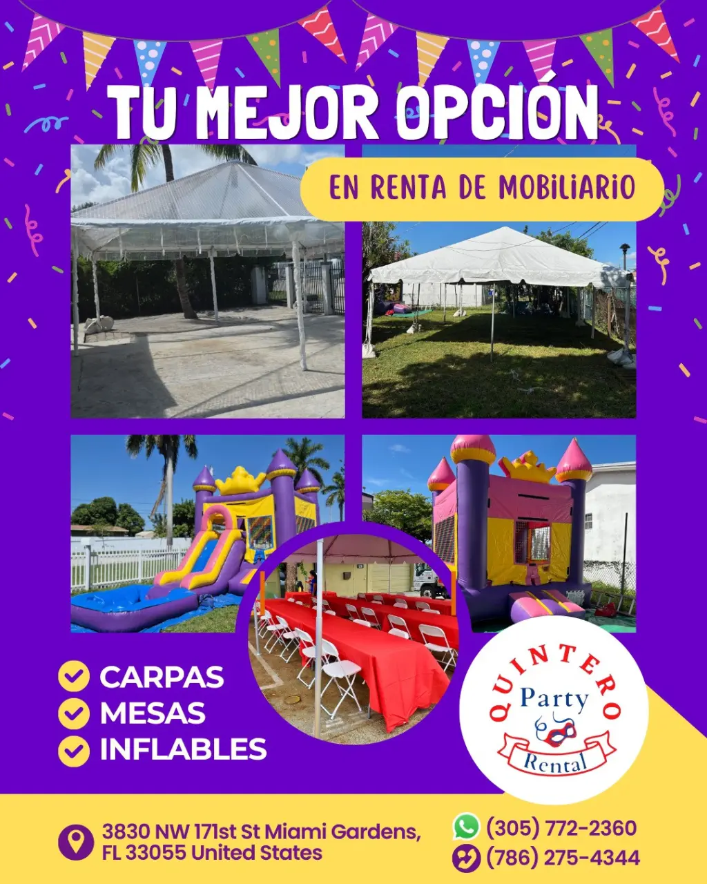 Quintero Party alquiler de sillas