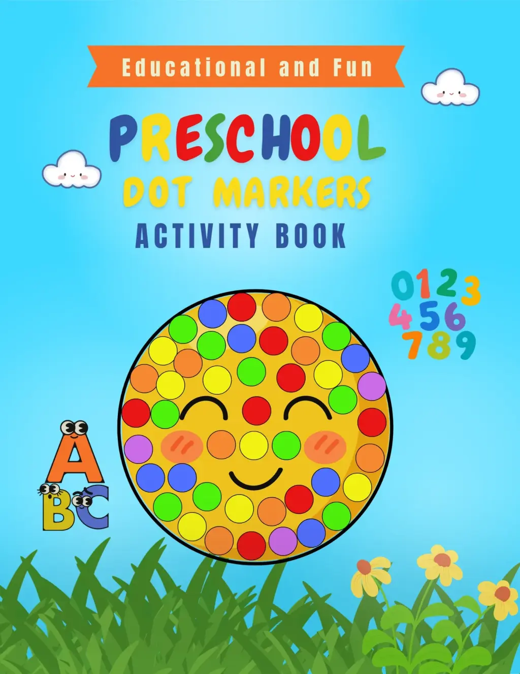 Educational Dot Marker Activity Book for Preschool Kids