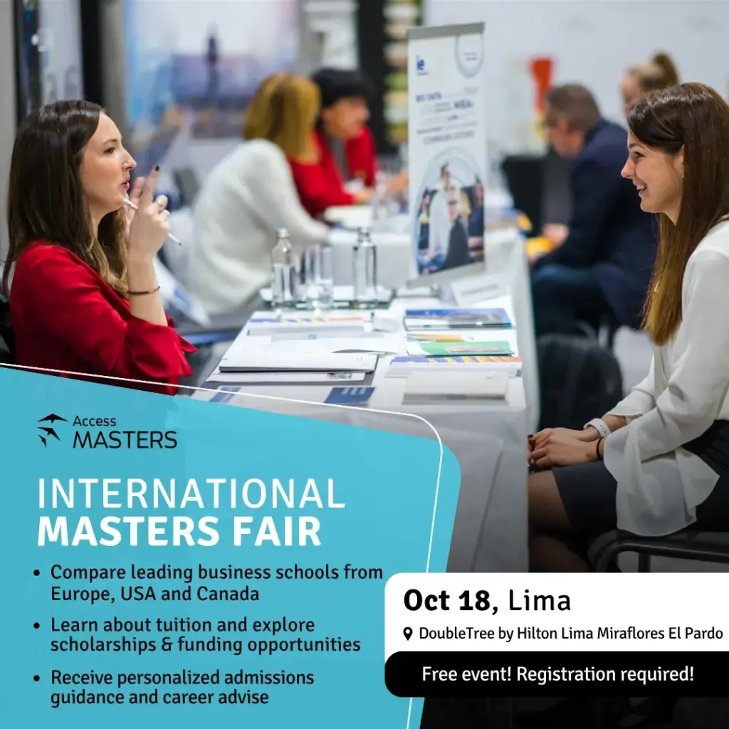 Discover the right Master's for your career at Access Masters Lima event
