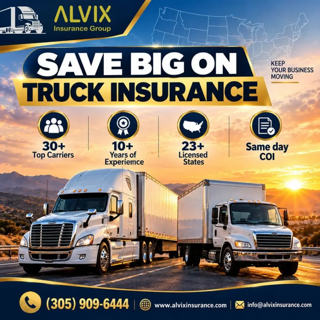 ave Big on Commercial Truck Insurance – Alvix Group