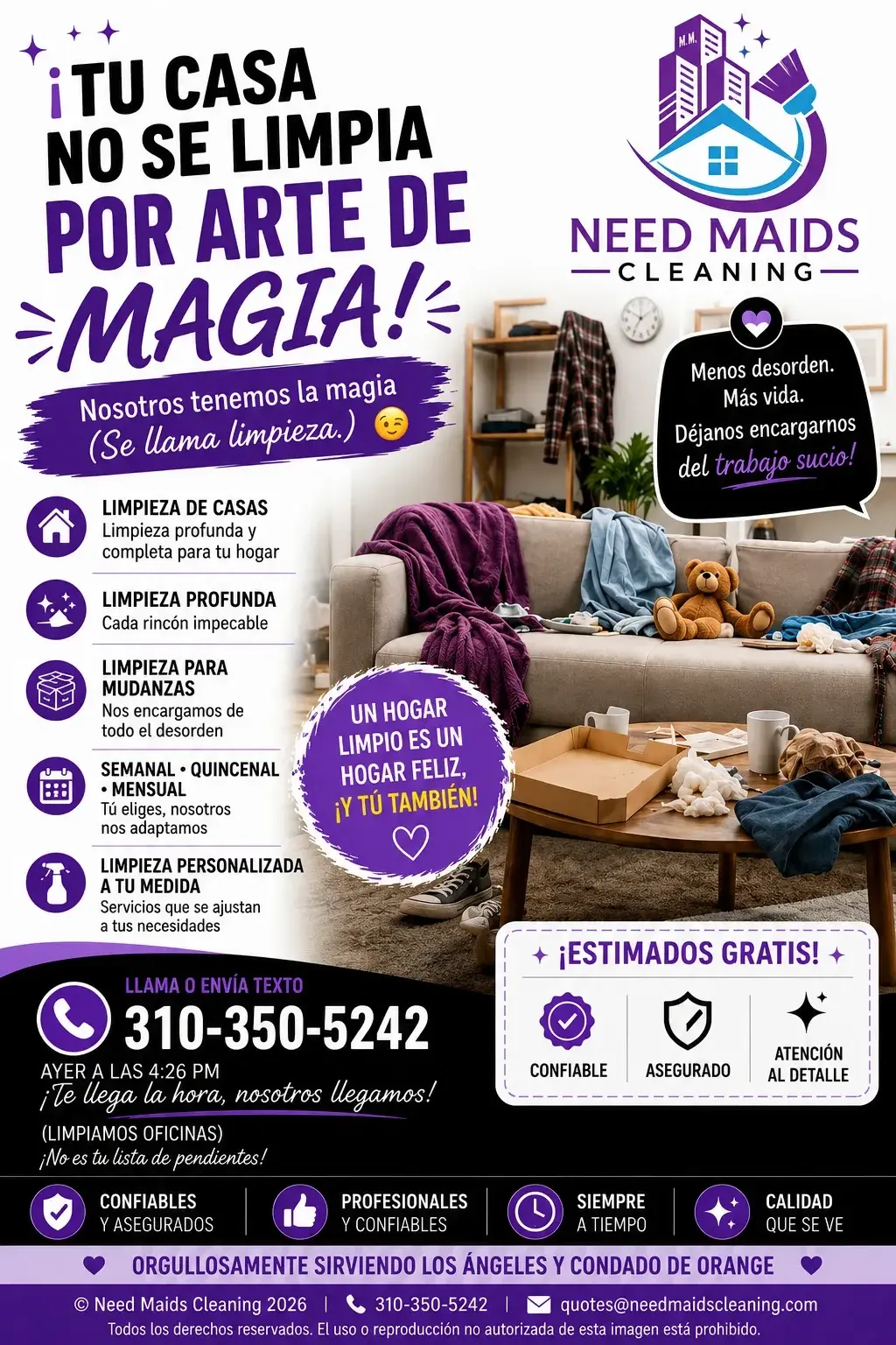 ¿Tu casa está practicando para convertirse en museo del polvo? Déjanos ayuda!