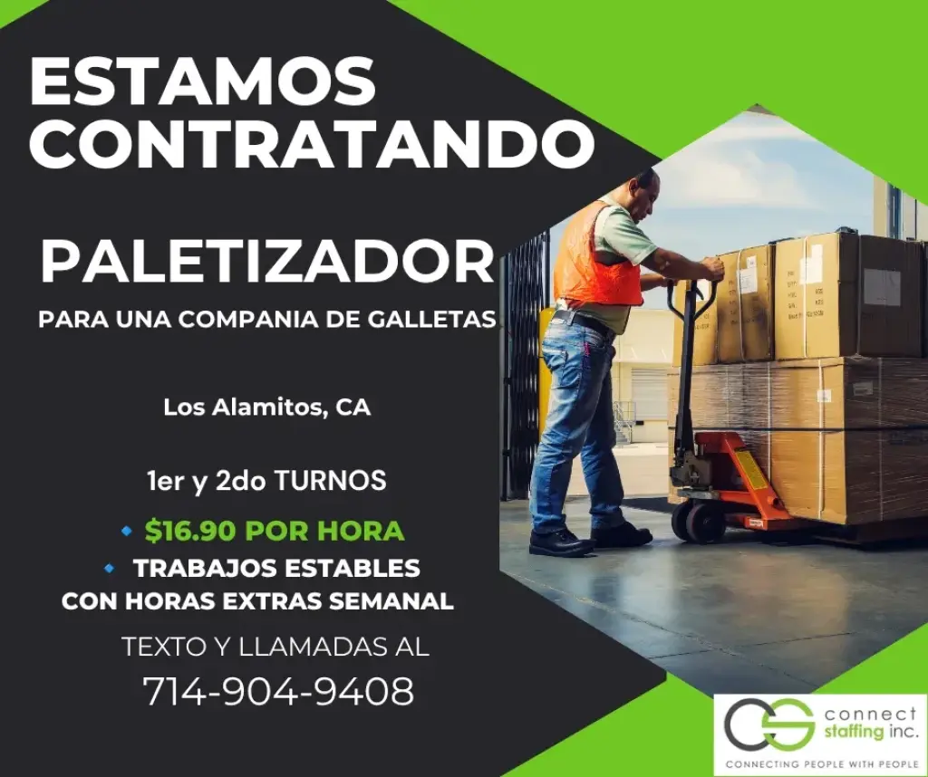 Paletizador en Bodega de Galletas