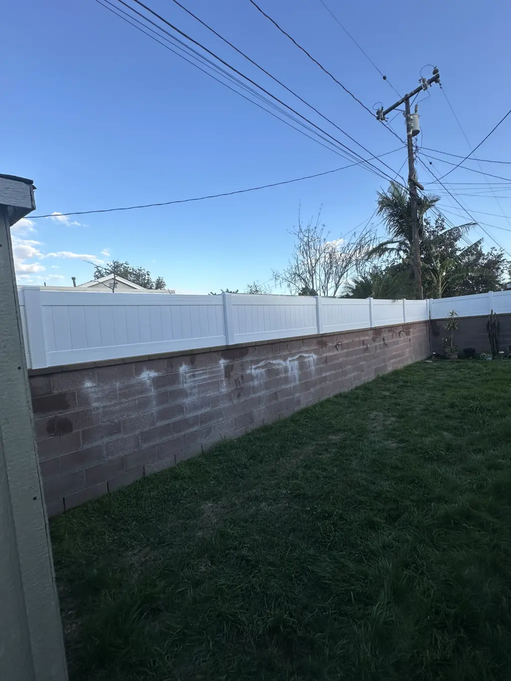 Vinyl Fence