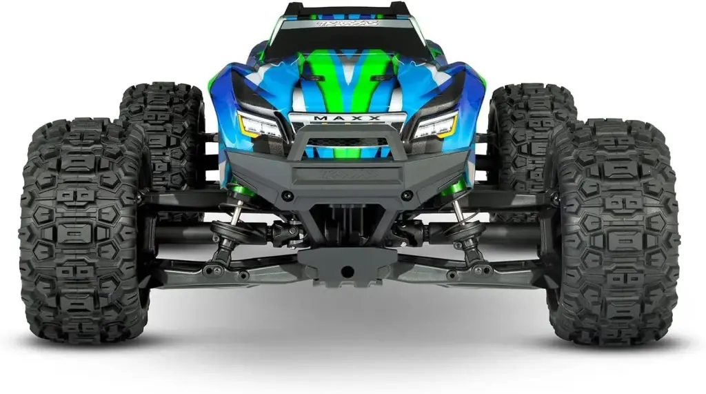 Traxxas Maxx Wide Green 1:10 RC Model Car Monster Truck 4WD RTR 2.4GHz