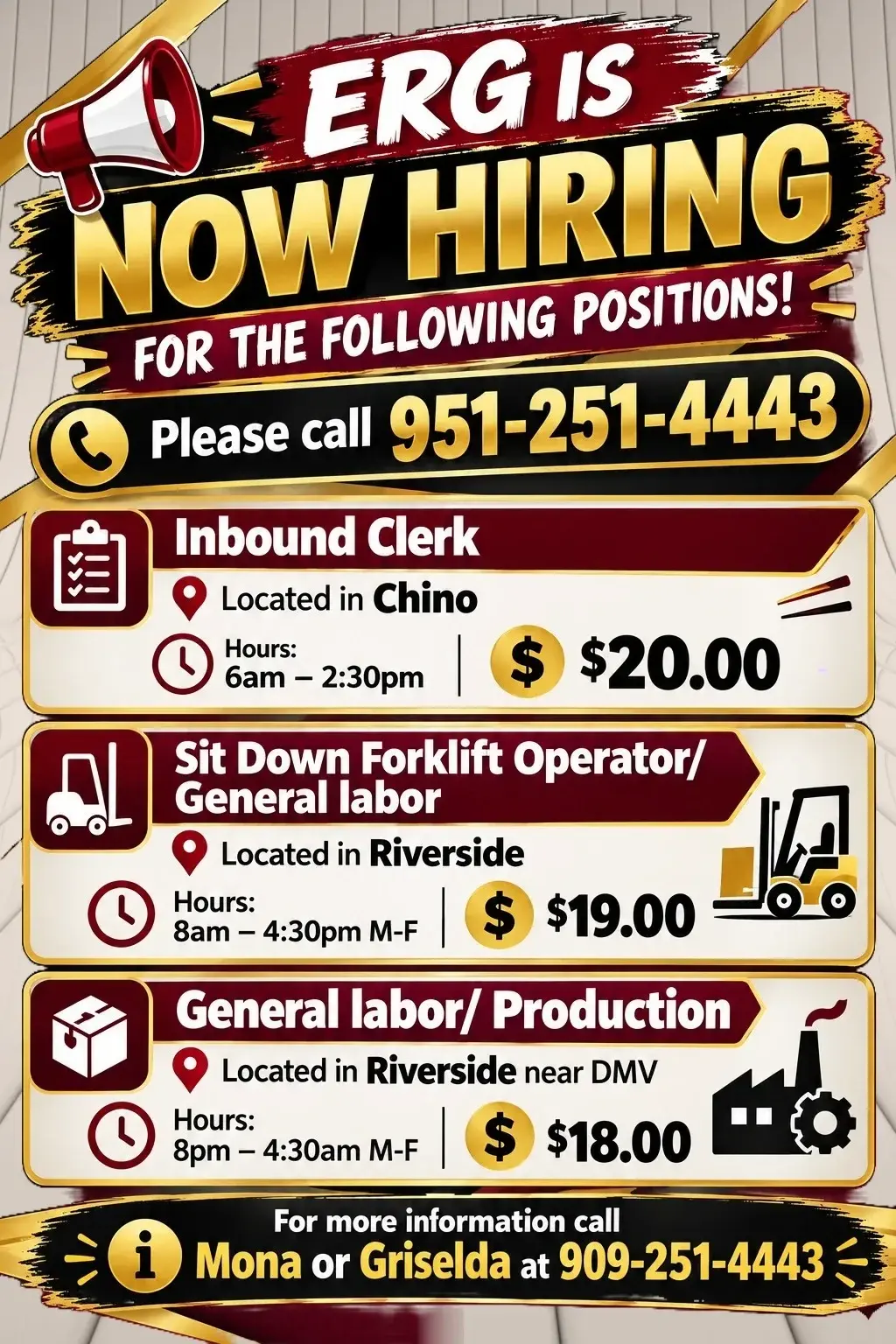 Warehouse Workers - Chino