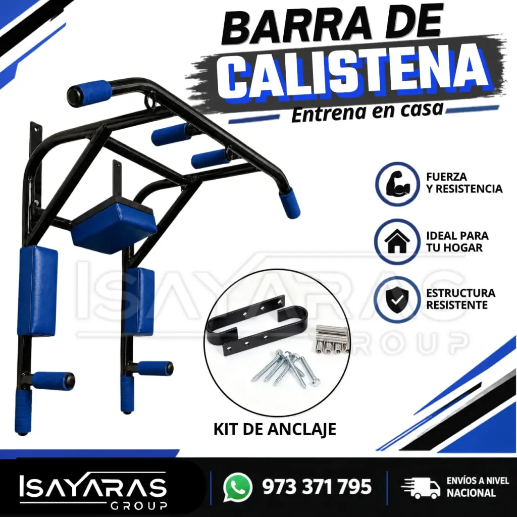 Barra de calistenia en el modelo Macizo - isayaras group