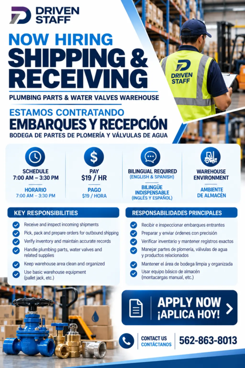 🚨 NOW HIRING | ¡ESTAMOS CONTRATANDO! 🚨