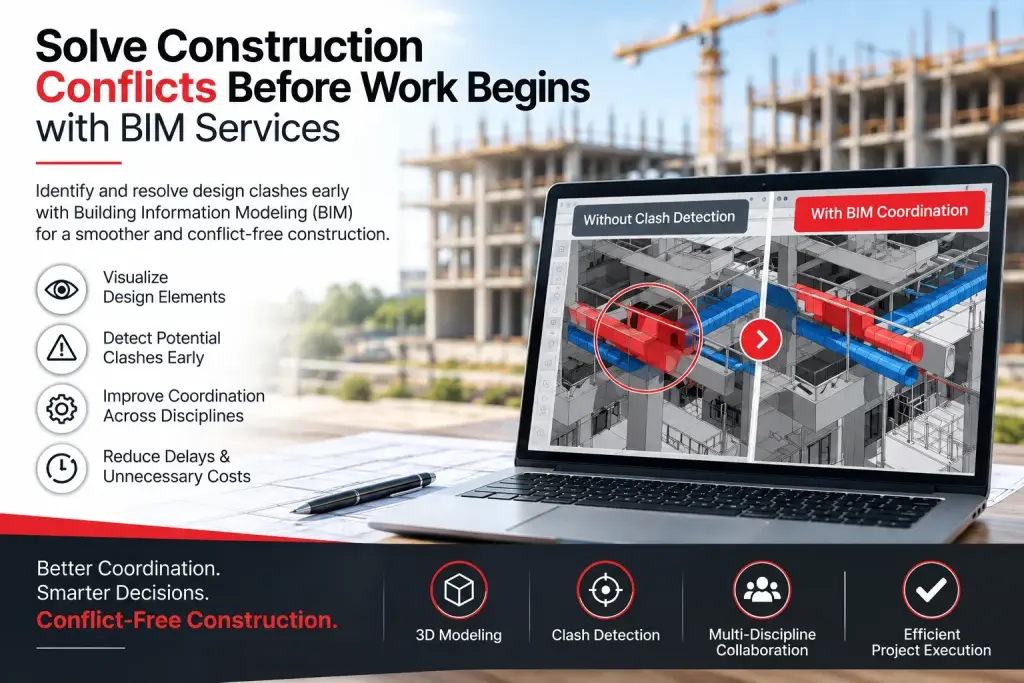 Solve Construction Conflicts Before Work Begins with BIM Services