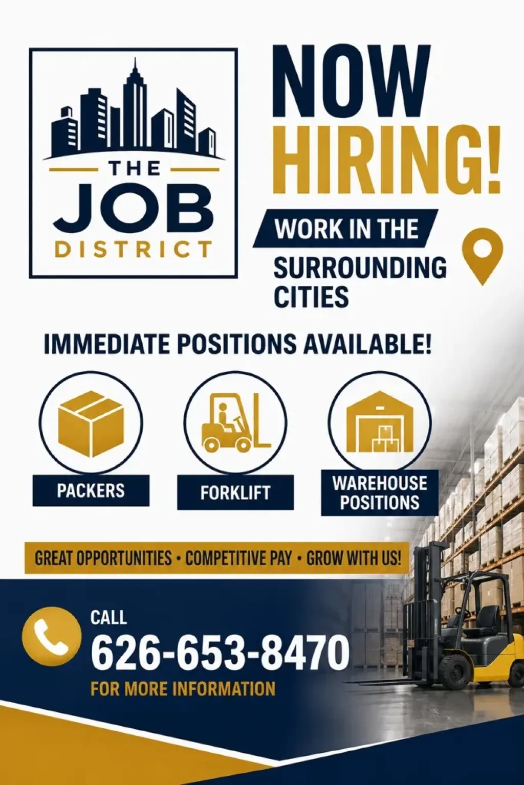 Now Hiring! $16.90