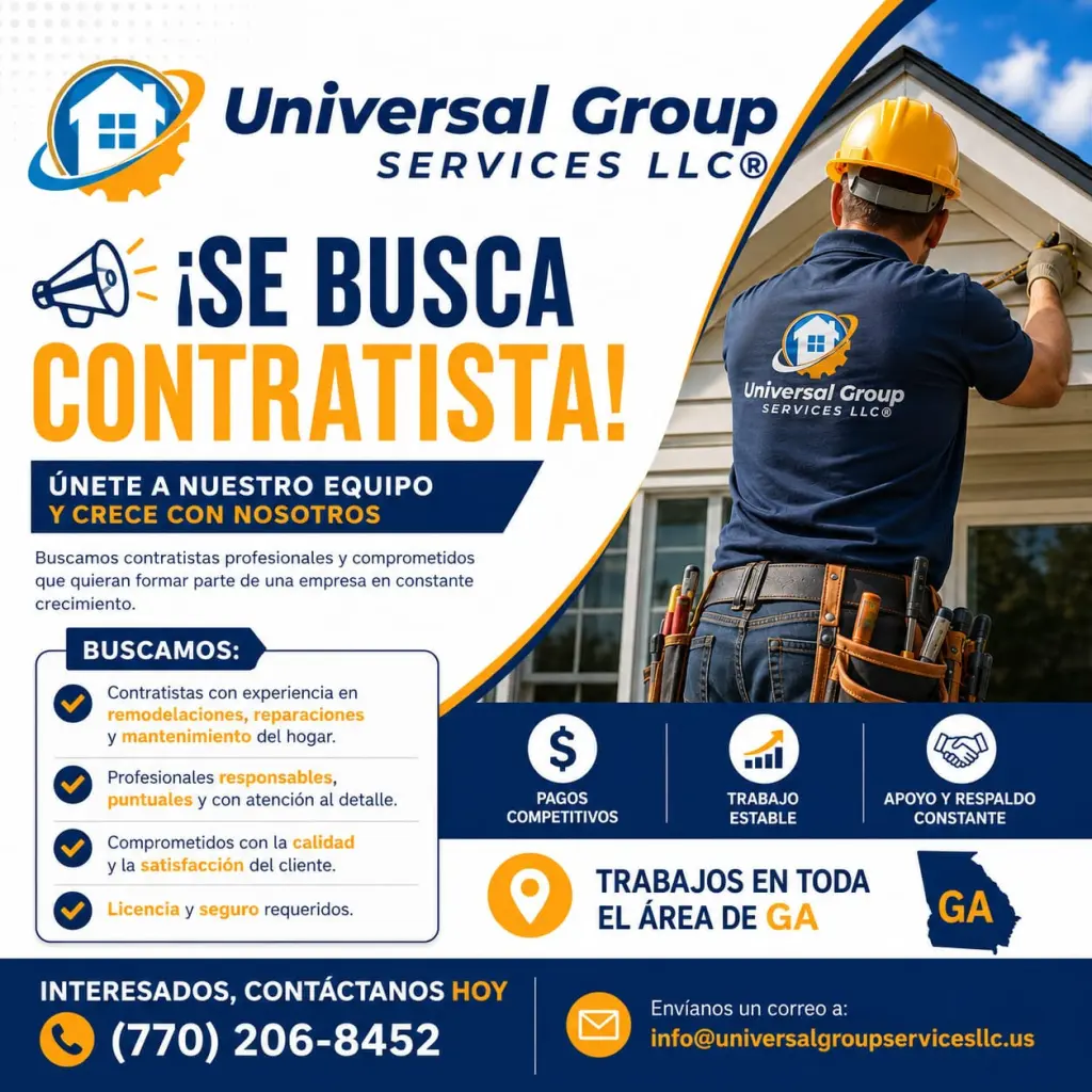 ¡BUSCAN CONTRATISTAS EN EL ÁREA DE MIAMI !
