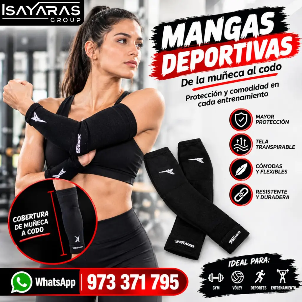 Mangas Deportivas ISAYARAS GROUP — Protección y Comodidad - isayaras group