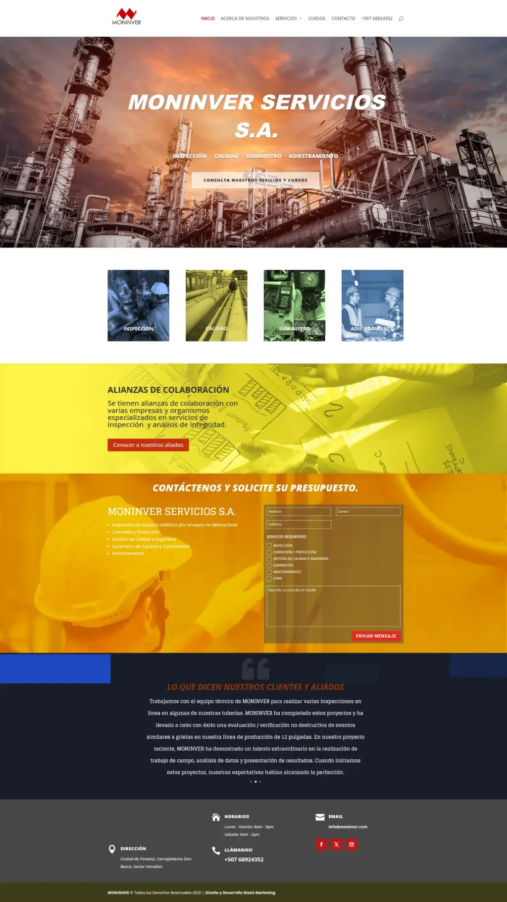 Páginas web para negocios