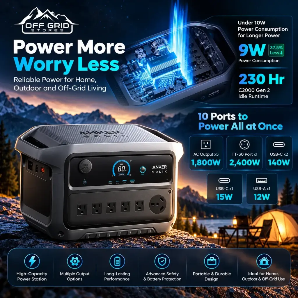 Solar Generators for Camping, RVs & Off-Grid Power | Off Grid Stores