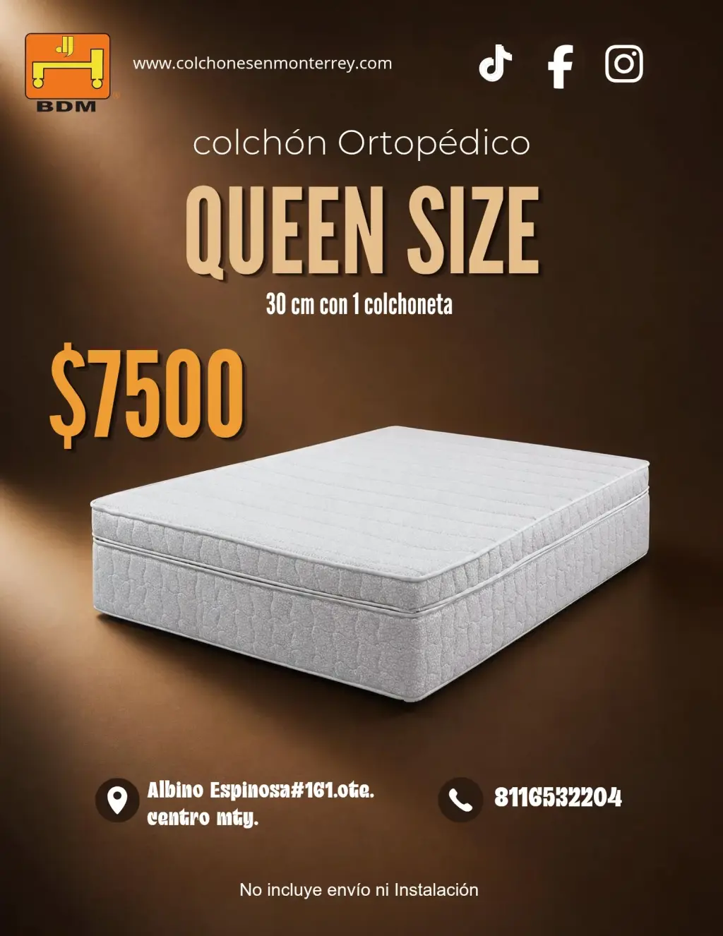 ¿Qué tal descansar en un Queen Size de 30 cm en Monterrey?