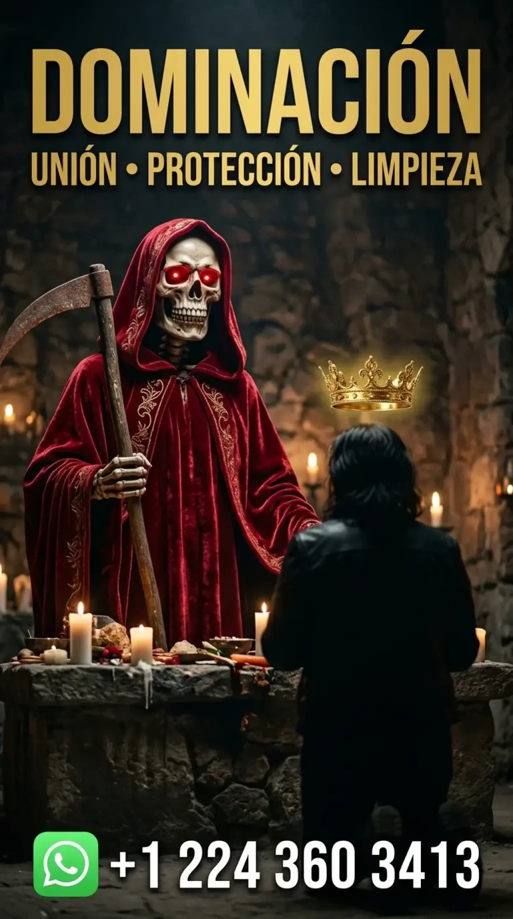 Trabajos Espirituales con la Santa Muerte - Unión, Protección y Limpieza