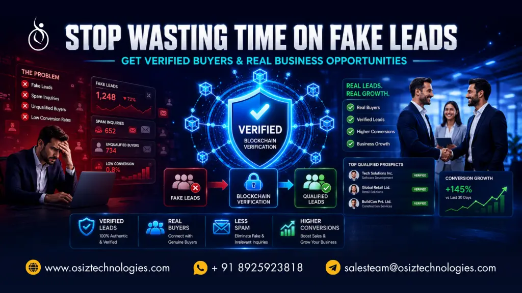 Blockchain-Powered Verified Lead Marketplace | Get Verified Leads, Not Spam